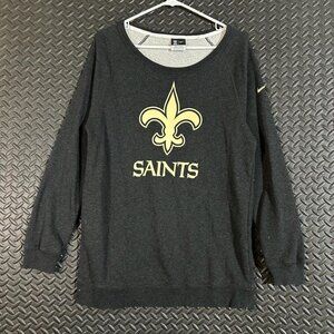 Nike Women's Black and Gold Sweatshirt